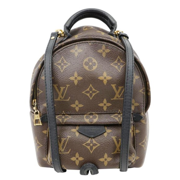 Louis Vuitton Palm Spring Mini Monogram Canvas Backpack Brown - Picture 3 of 15